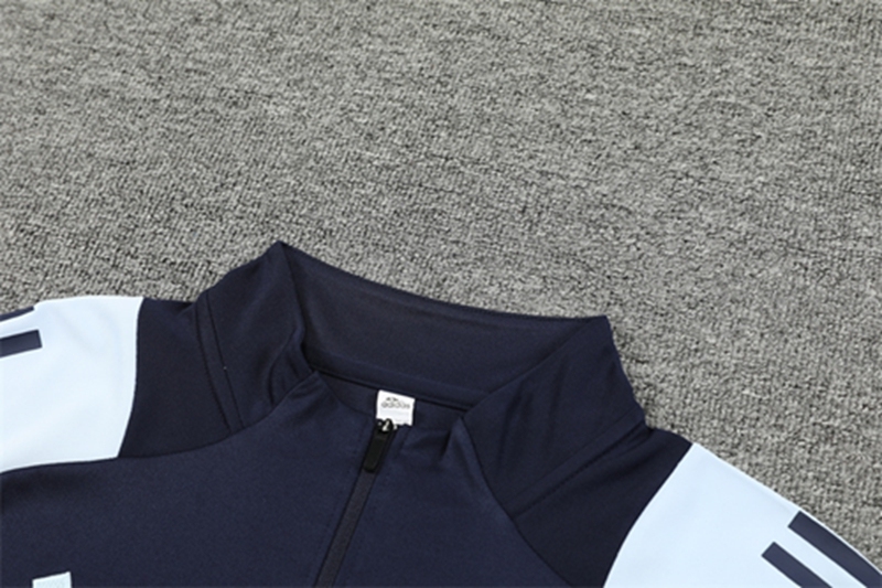 2024-25 Real Madrid Royal Blue Long Sleeve Training Suit
