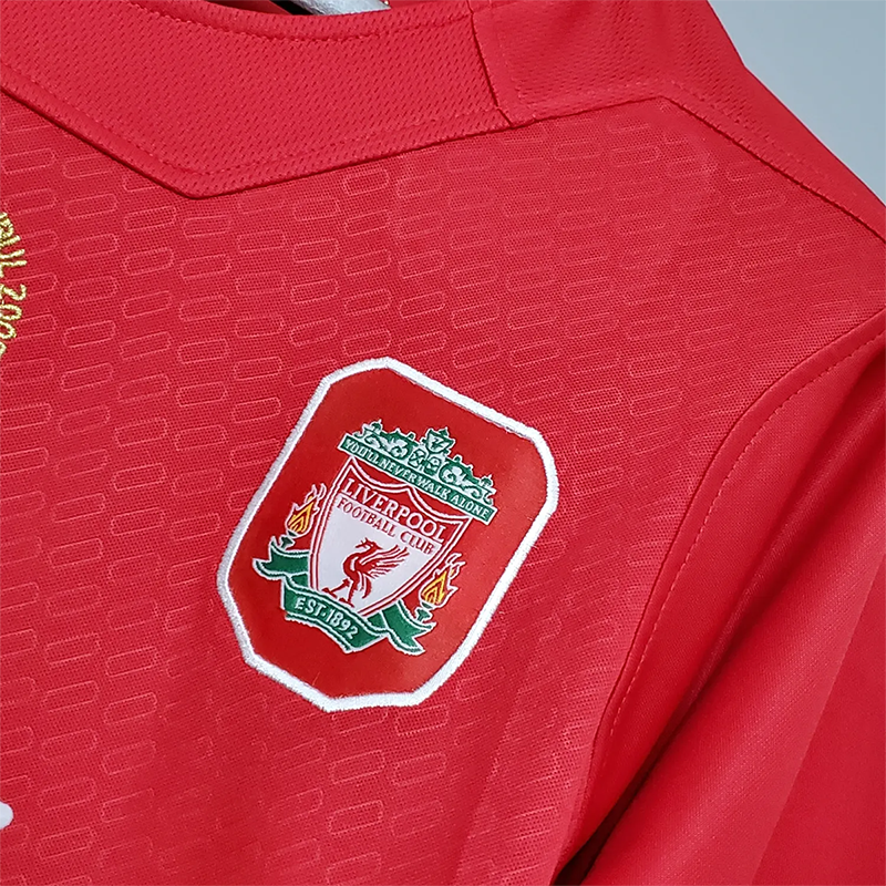 Retro 2005 CUL Liverpool Home Champions League Football jersey retro