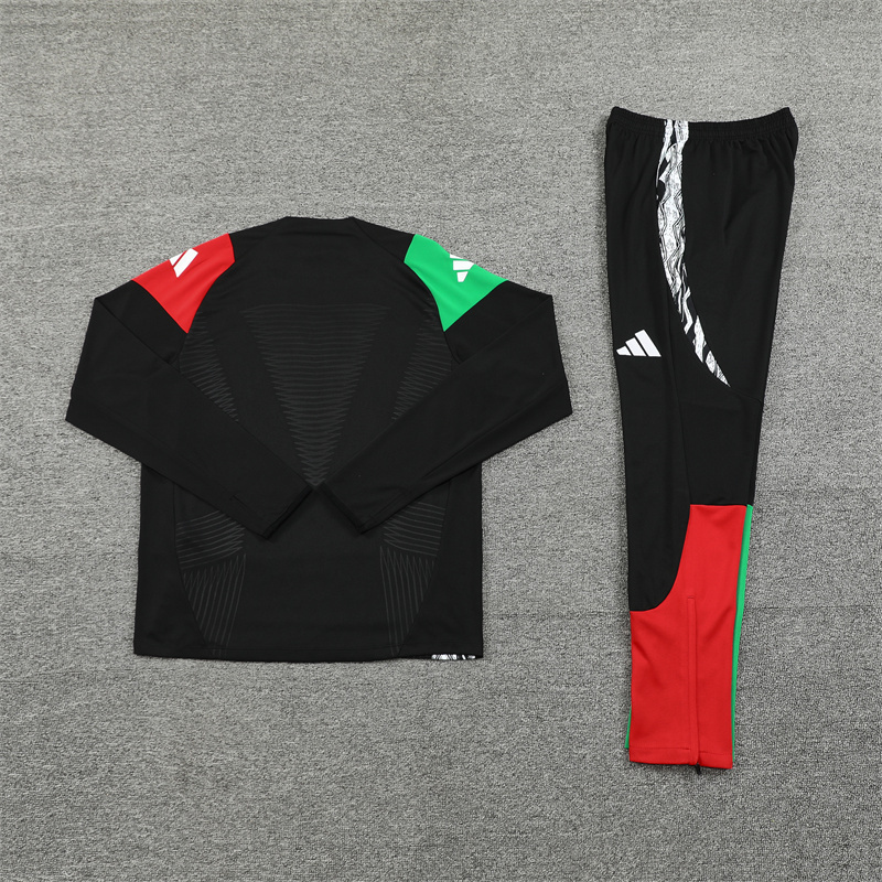 2024-25 Arsenal Black [Player Edition] Long Sleeve Training Suit