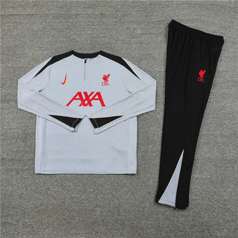 2024-25 Liverpool Half-Pull Training Suit Jersey Set