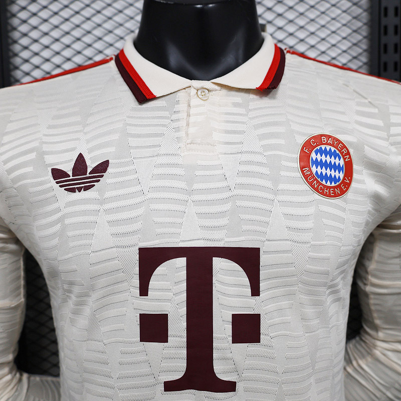 player 2024-25 Bayern Munchen thirds Away Long sleeve football jersey