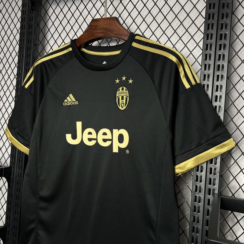 Retro 2015-16 juventus Thirds Away DYBALA POGBA MORATA Football jersey retro