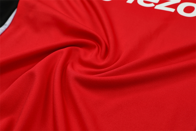 2024-25 Manchester United Red Long Sleeve Training Suit