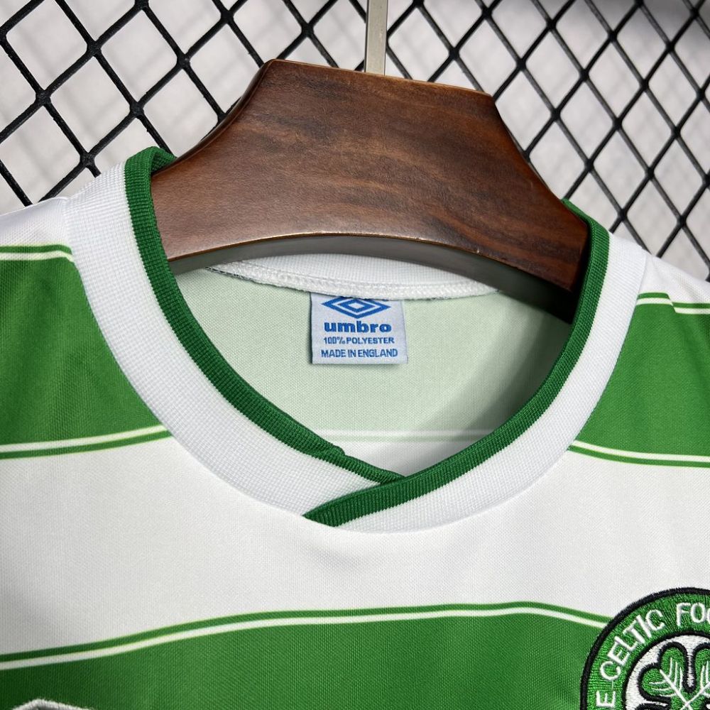 Retro 1985-87 Celtic FC Home football jersey retro
