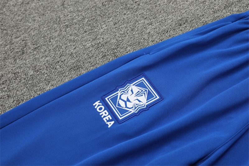 2024-25 South Korea Colorful Blue Long Sleeve Training Suit