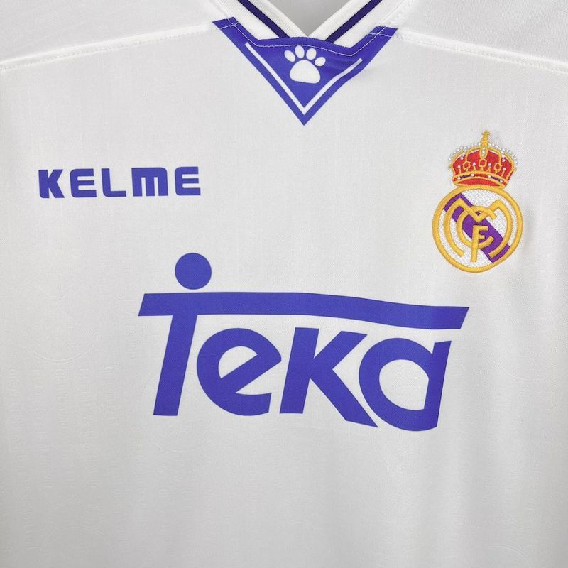 Retro 1996-97 Real Madrid home Football jersey retro