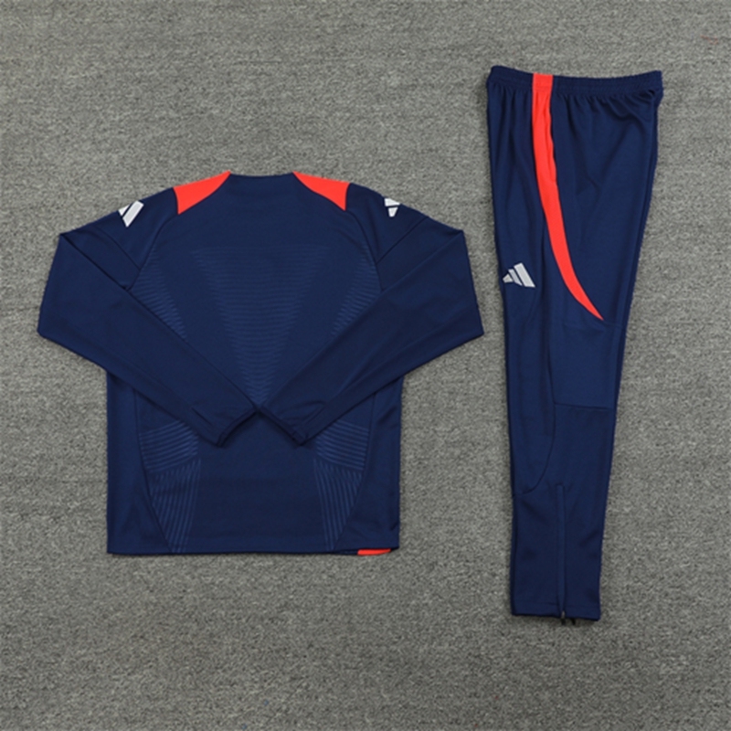2024-25 Manchester United Royal Blue Long Sleeve Training Suit