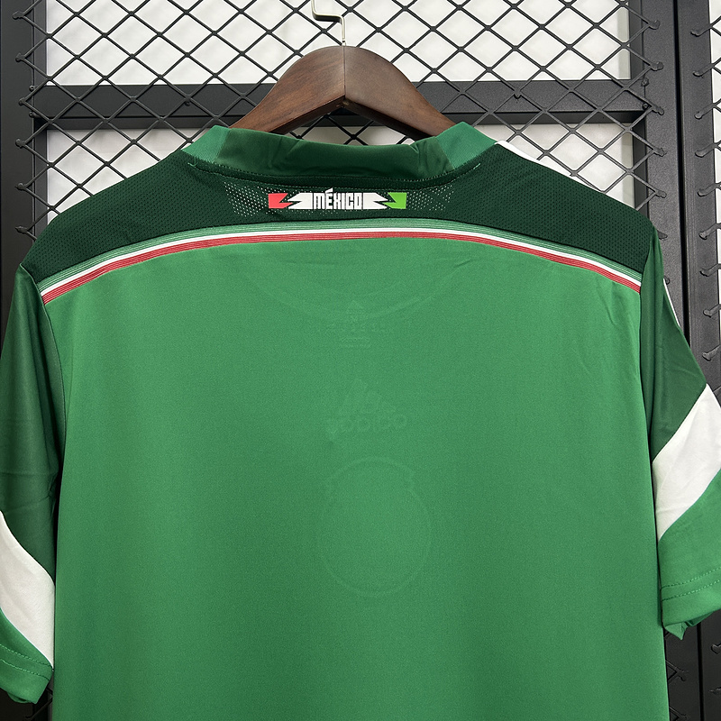 Retro 2014 Mexico Home football jersey Retro
