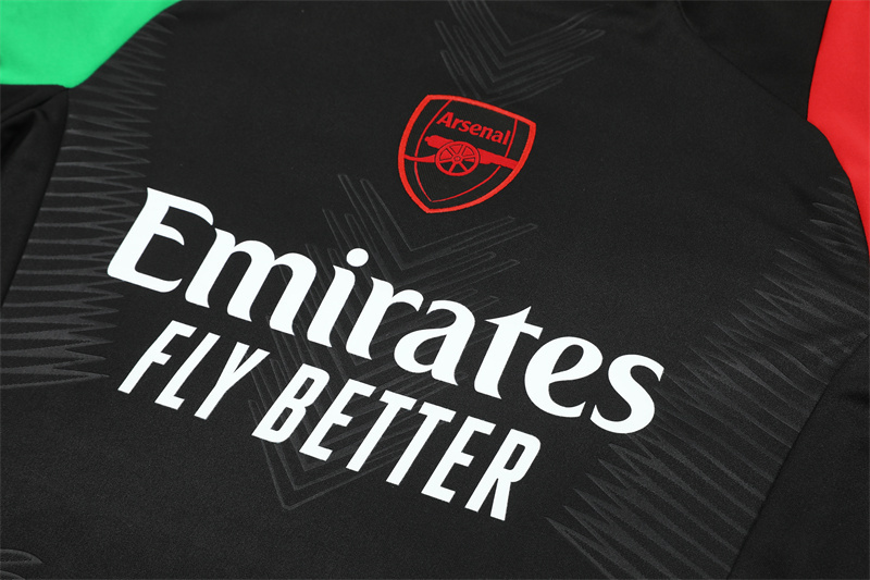 2024-25 Arsenal Black [Player Edition] Long Sleeve Training Suit
