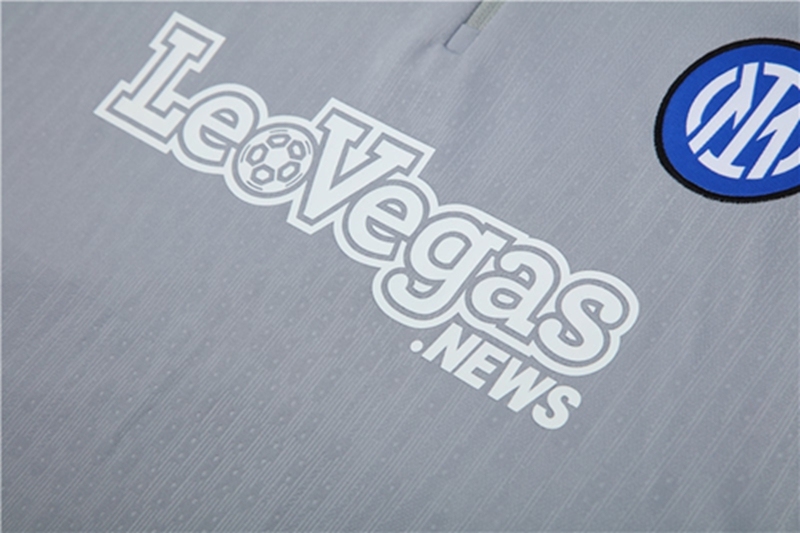 2024-25 Inter Milan Light Grey 【Player】 Long Sleeve Training Suit