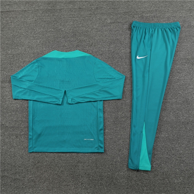 2024-25 Portugal Green Player Long Sleeve Training Suit