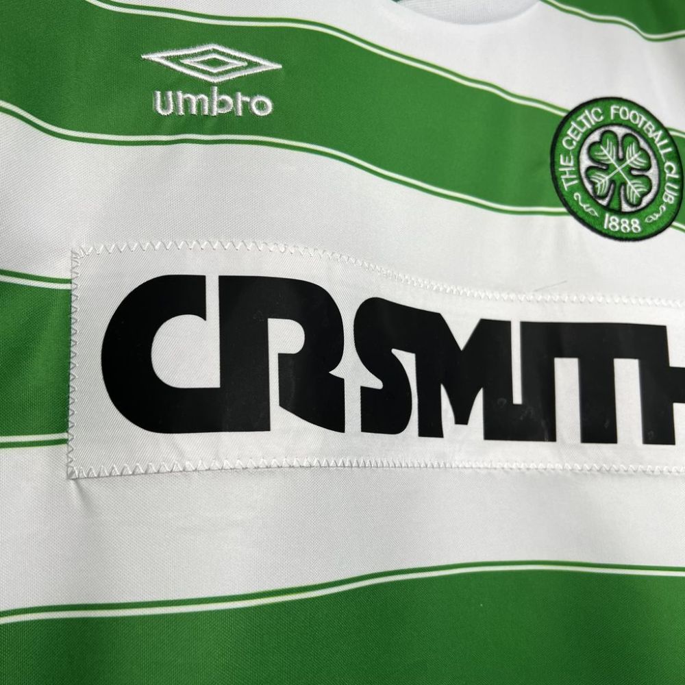 Retro 1985-87 Celtic FC Home football jersey retro