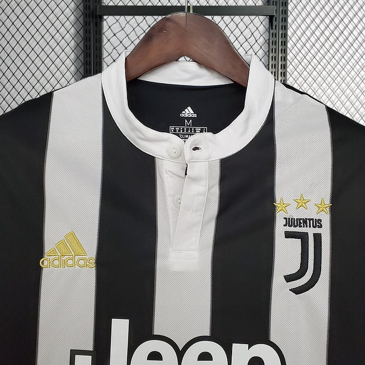Retro 2017-18 Juventus home Higuian Khedira Bonucci Dybala Football jersey retro