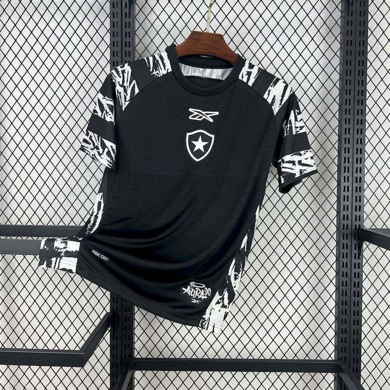 2025-26 Botafogo Black pre-match training suit Football jersey