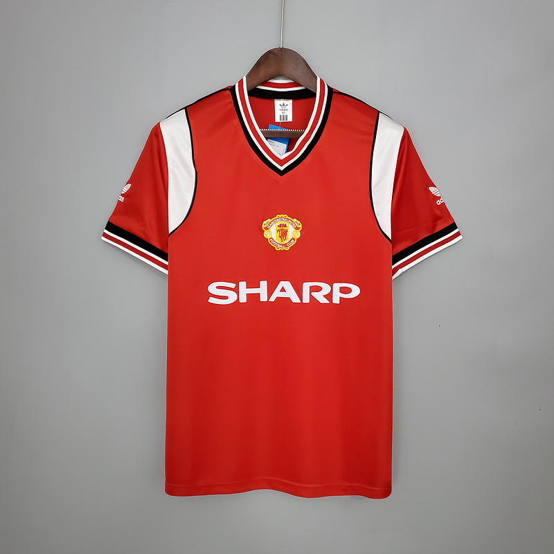 Retro Manchester United 1985-86 home  Football jersey retro