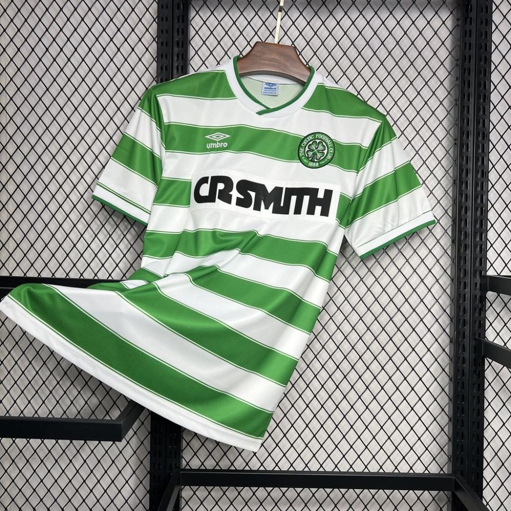 Retro 1985-87 Celtic FC Home football jersey retro