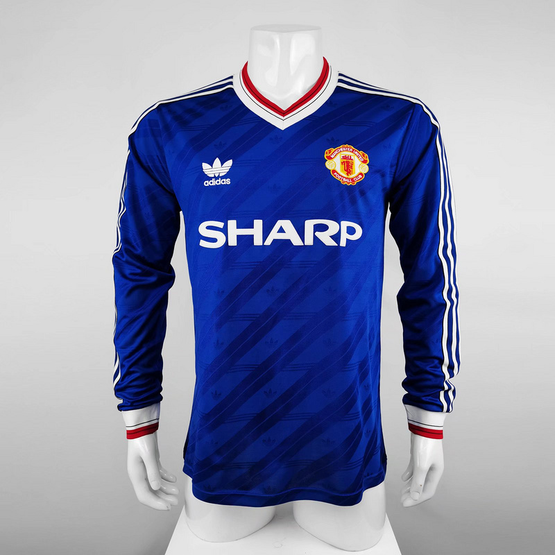 Retro 1986-88 Manchester United third away Football jersey retro