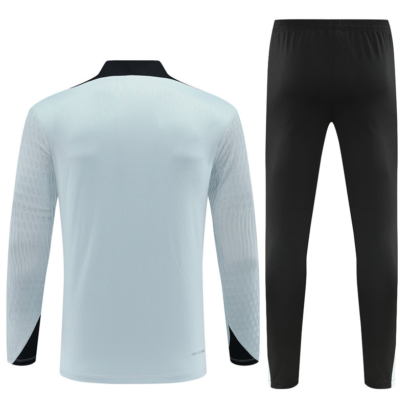 2024-25 Barcelona Half-Pull Training Suit Jersey Set