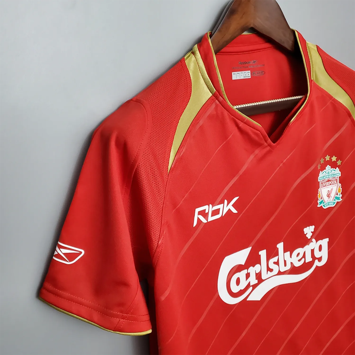 Retro 2005-06 Liverpool Home Football jersey retro