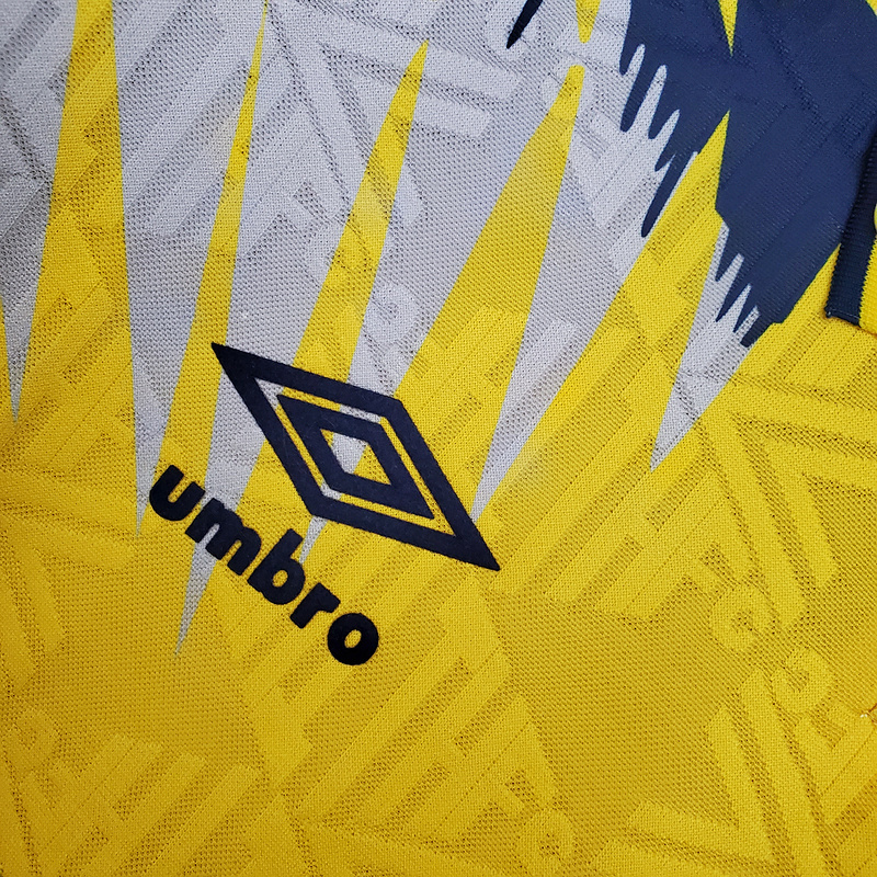 Retro Tottenham 1992-94 Away Yellow Football jersey retro