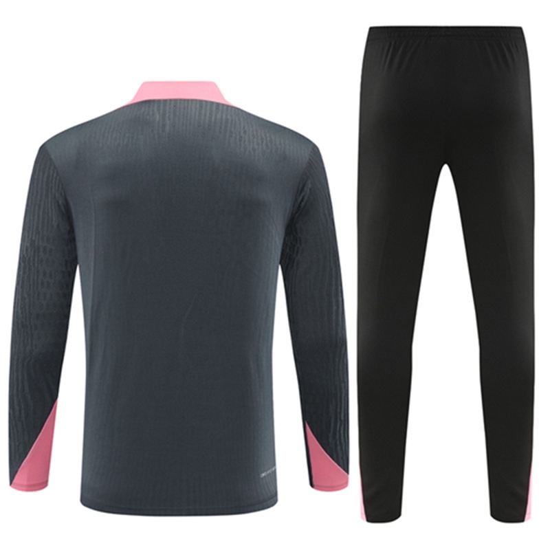2024-25 PSG Paris Jordan Dark Grey Long Sleeve Training Suit