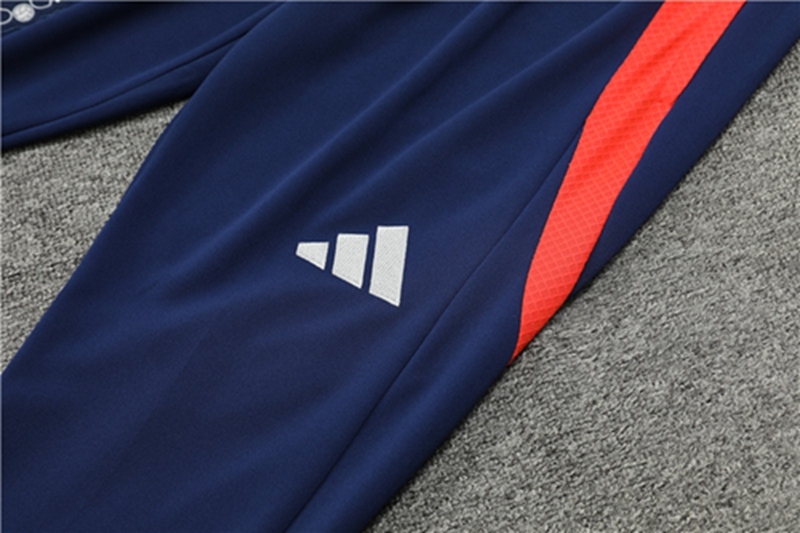 2024-25 Manchester United Orange Red Long Sleeve Training Suit