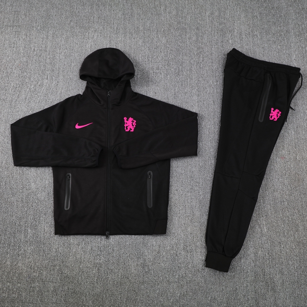 2024-25 Chelsea 01 Black Hoodie jacket suit