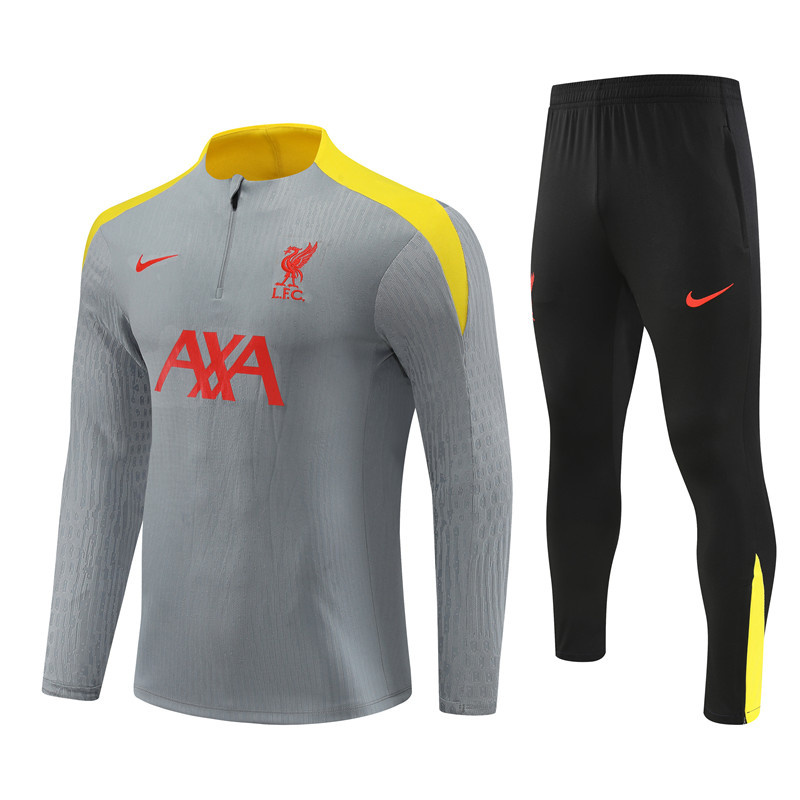 2024-25 Liverpool  Half-Pull Training Suit Jersey Set