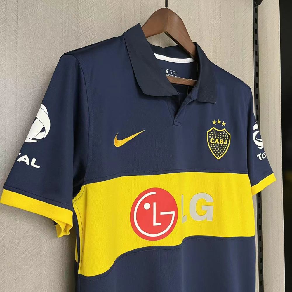Retro 2009-10 Boca Juniors home Football jersey Retro 2010