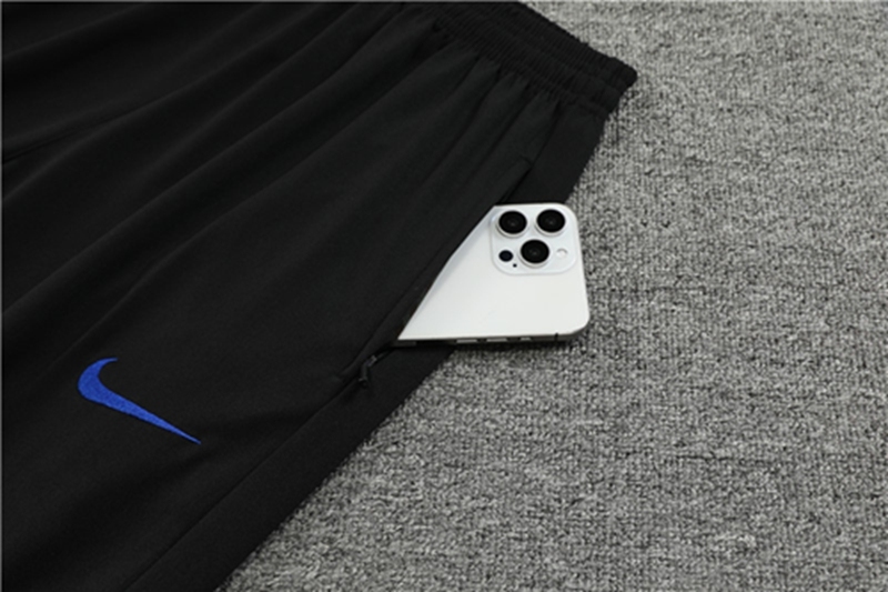 2024-25 Netherlands Kids Black Long Sleeve Training Suit