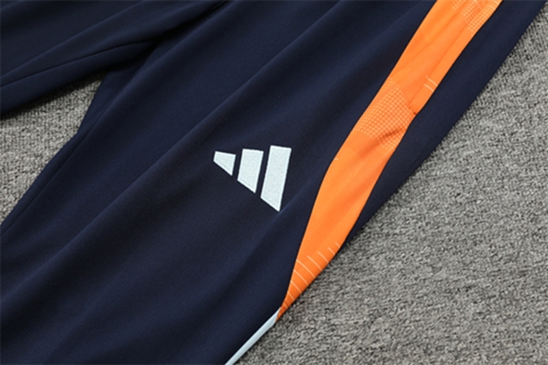 2024-25 Real Madrid Royal Blue Long Sleeve Training Suit