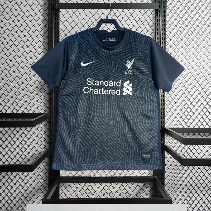 Retro 2020-21 Liverpool Black goalkeeper Football jersey Retro