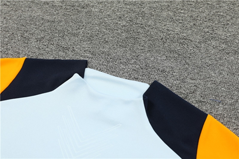 2024-25 Real Madrid Light Blue Long Sleeve Training Suit