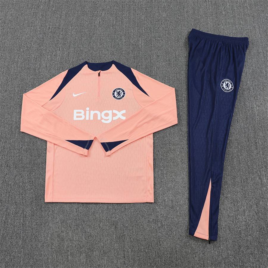 2025-26 Chelsea Light Pink [Player] Long Sleeve Training Suit