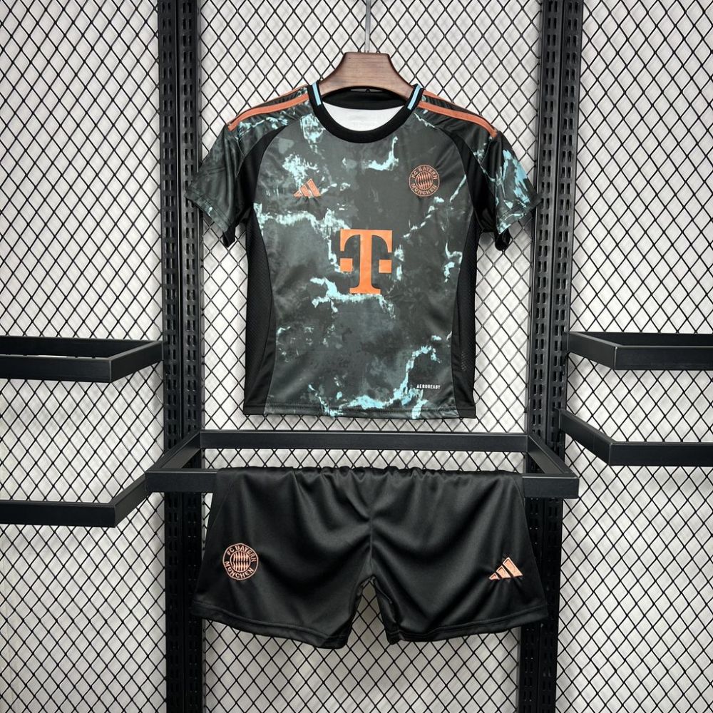 2024-25 Bayern Munchen Away Kids Kit Football jersey