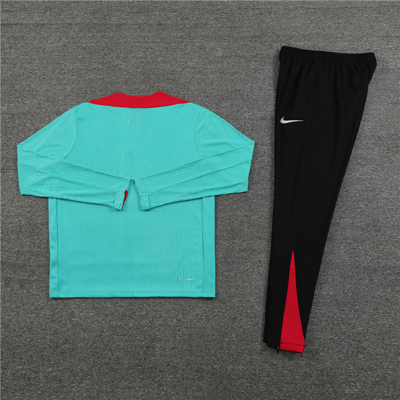2024-25 Liverpool Half-Pull Training Suit Jersey Set