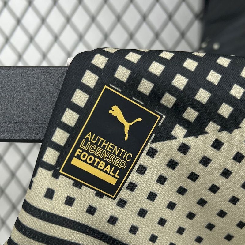 2025-26 Manchester City Black and yellow concept version Football jersey