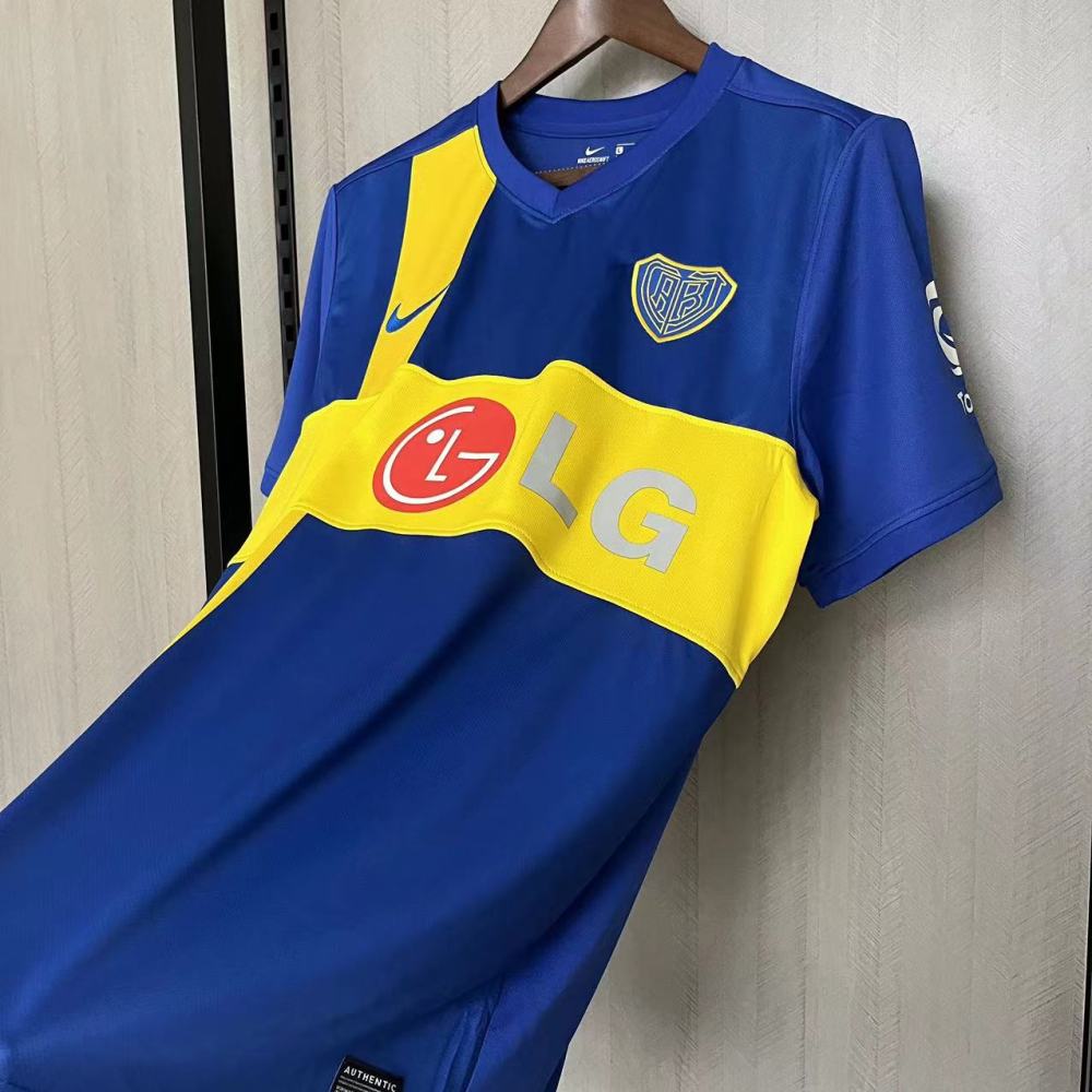 Retro 2009-10 Boca Juniors home Football jersey Retro