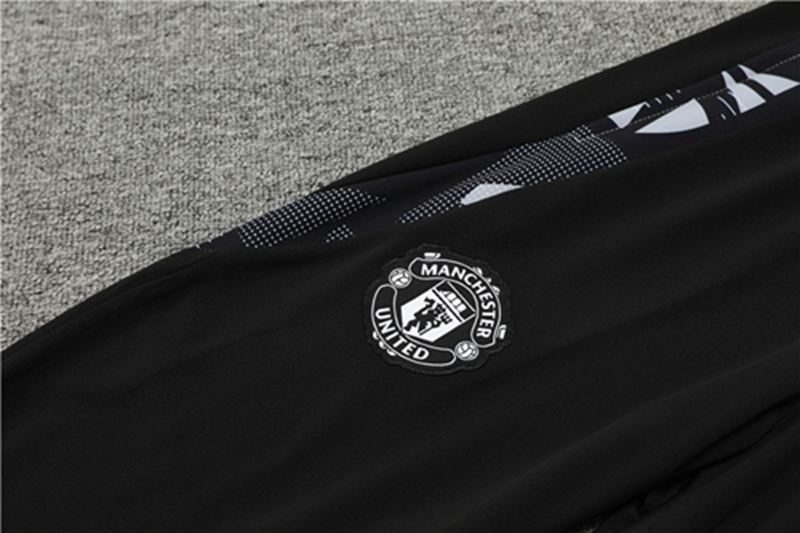 2024-25 Manchester United Black Long Sleeve Training Suit
