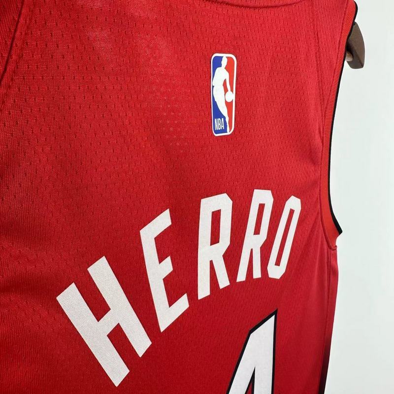 2025 NBA Miami Heat 14 HERRO Basketball Jersey