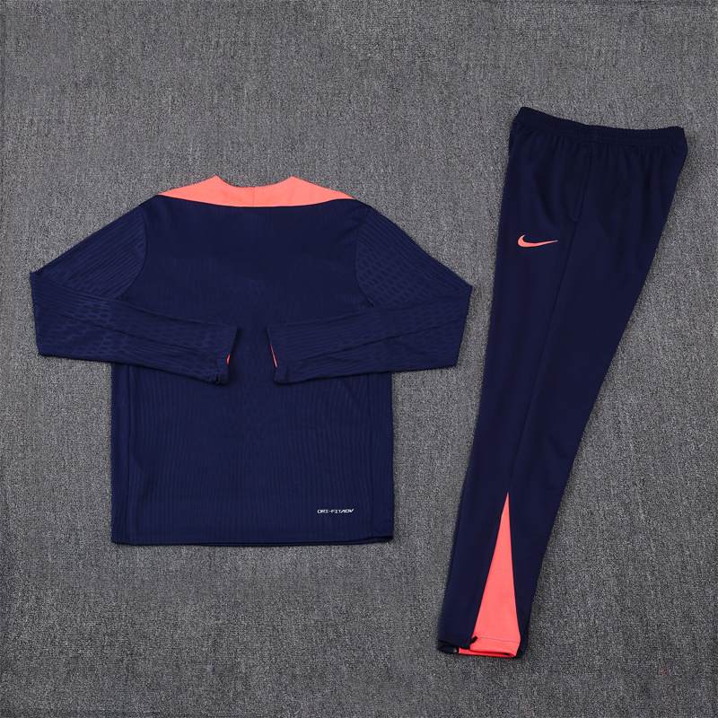 2024-25 Barcelona Half-Pull Training Suit Jersey Set