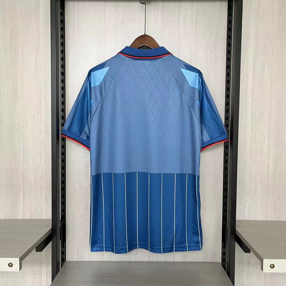 Retro 1995-96 AC Milan away BAGGIO BARESI VIEIRA  ALBERTINI Football jersey