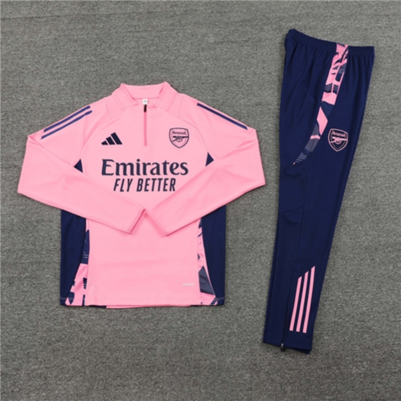 2024-25 Arsenal Pink Long Sleeve Training Suit