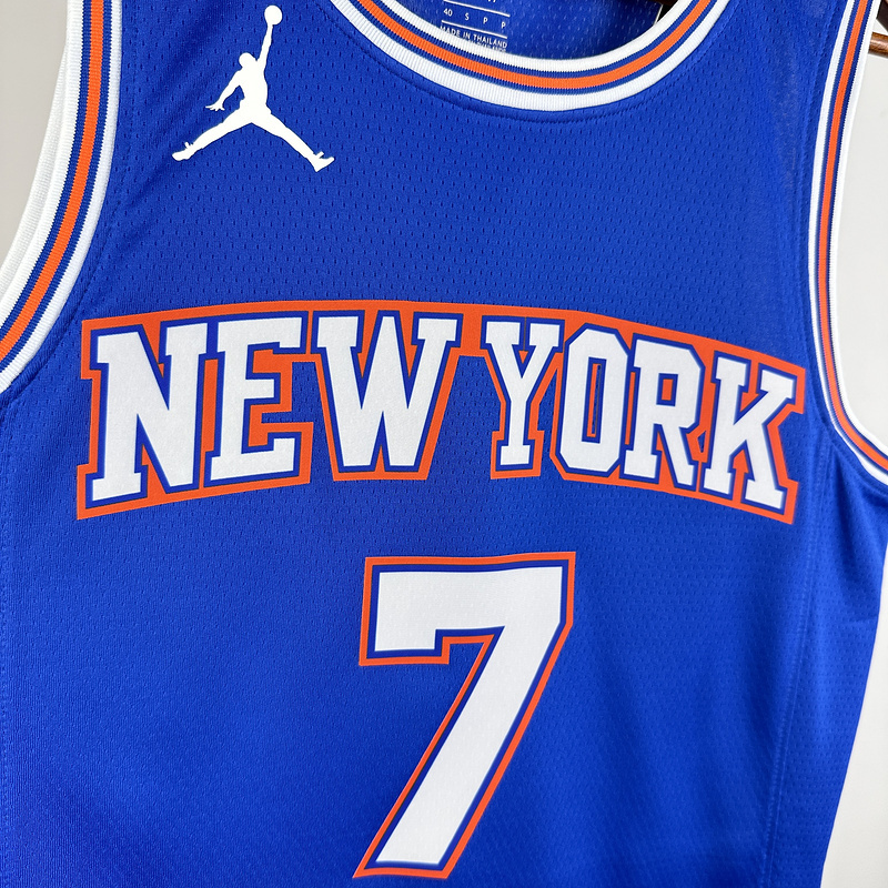 2021 New York Knicks 7 ANTHONY Basketball Jersey