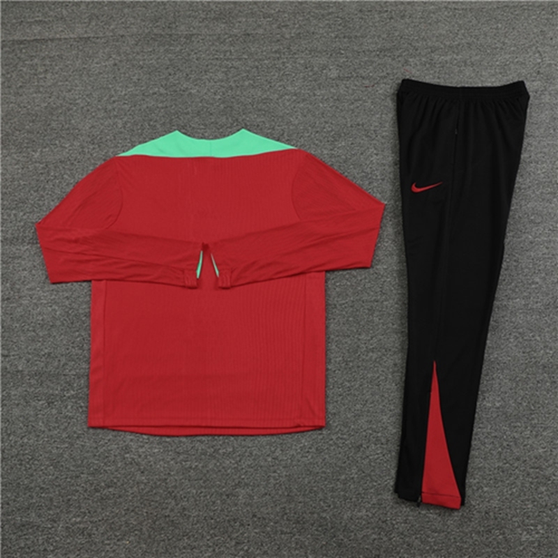 2024-25 Portugal Red【Player】 Long Sleeve Training Suit