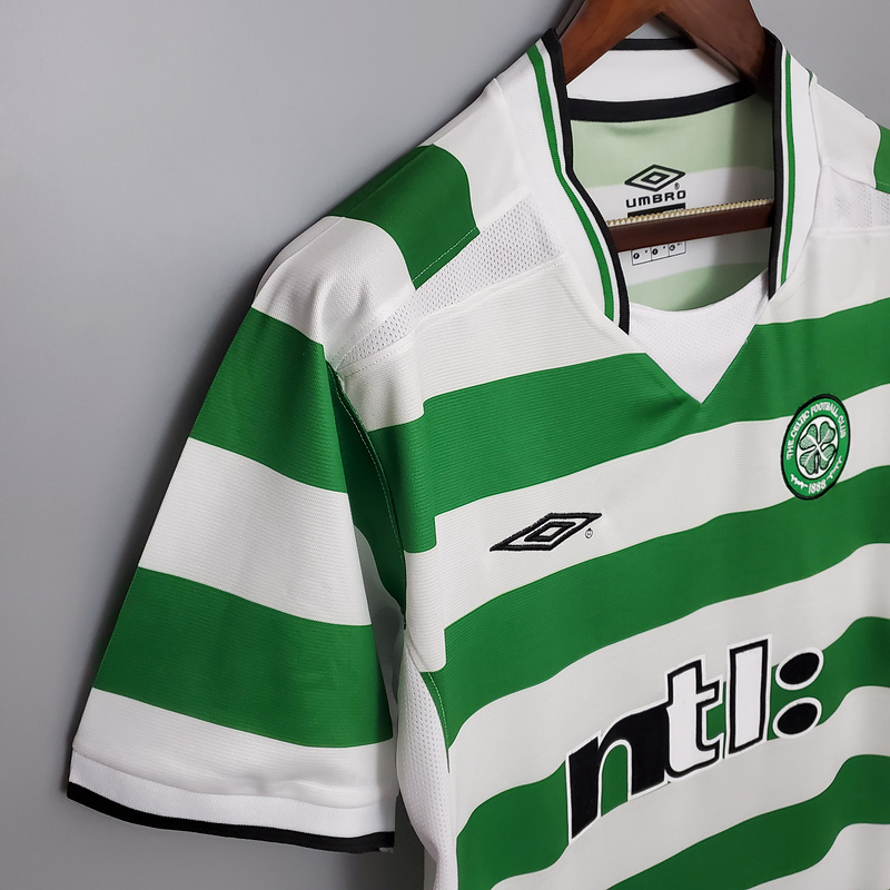 Retro 2001-03 Celtic FC Home football jersey retro