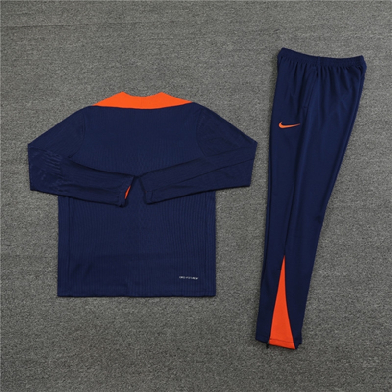 2024-25 Netherlands Royal BlueLong Sleeve Training Suit