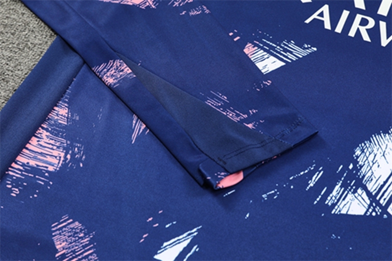 2024-25 PSG Jordan Paris Royal Blue Long Sleeve Training Suit