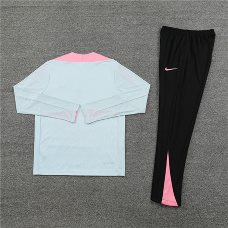 2024-25 PSG Paris Light Grey Long Sleeve Training Suit
