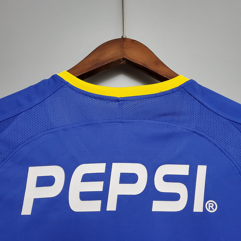 Retro 2003-04 Boca Juniors home Football jersey Retro